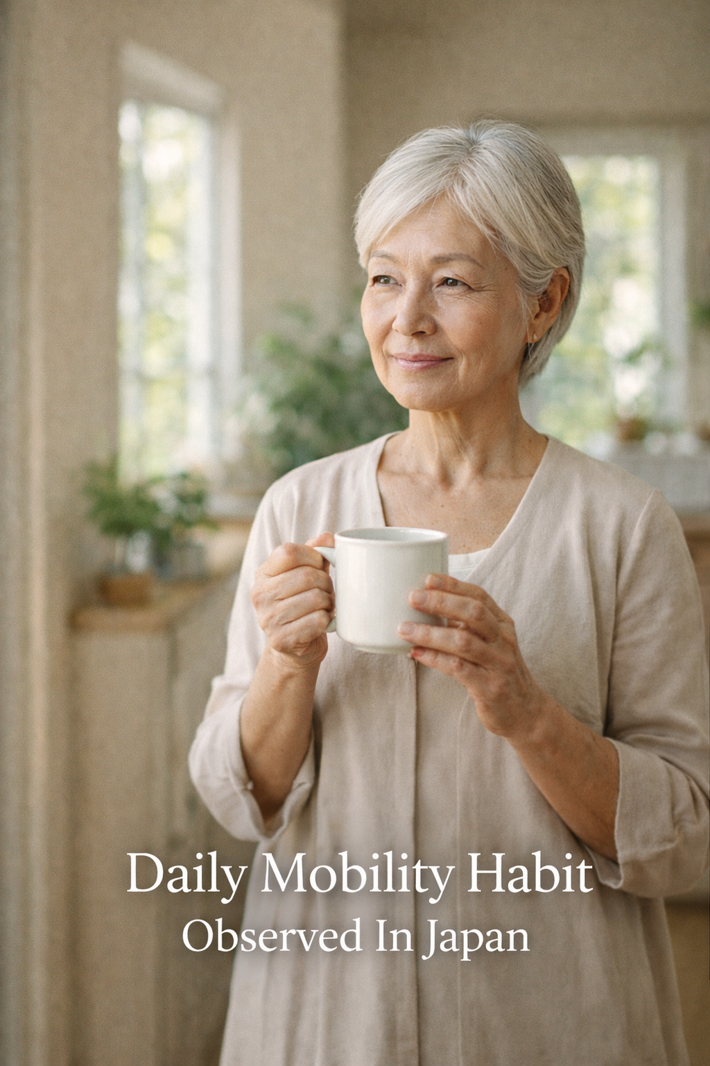 Daily mobility habit observed in Japan
